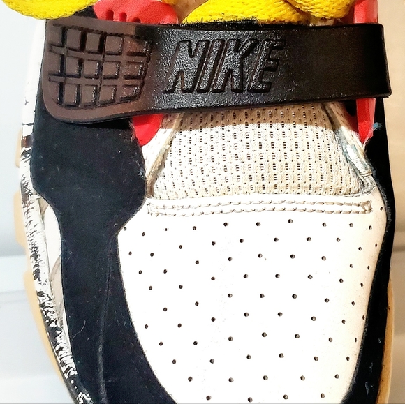 NIKE AIR TRAINER SC II HIGH TOP RASTA SHOES/SNEAKERS. MENS Sz:10 TIE AND VELCRO - Picture 9 of 13